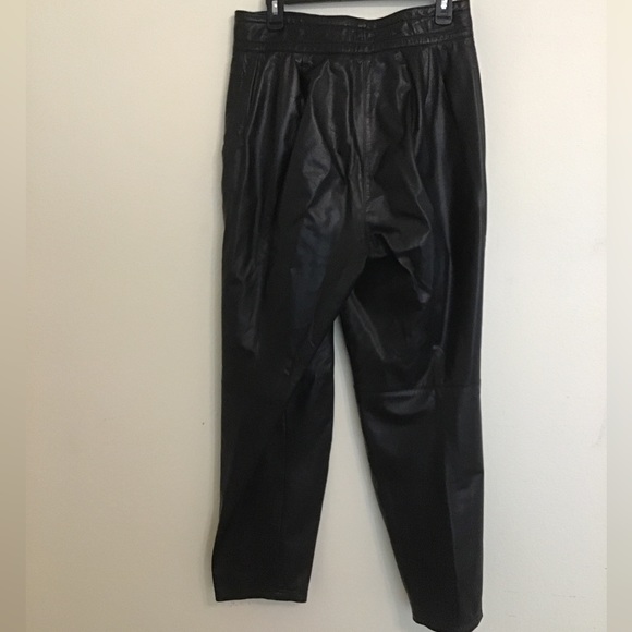 Vintage Charles Klein genuine leather pants.  Fully lined. - Picture 5 of 5